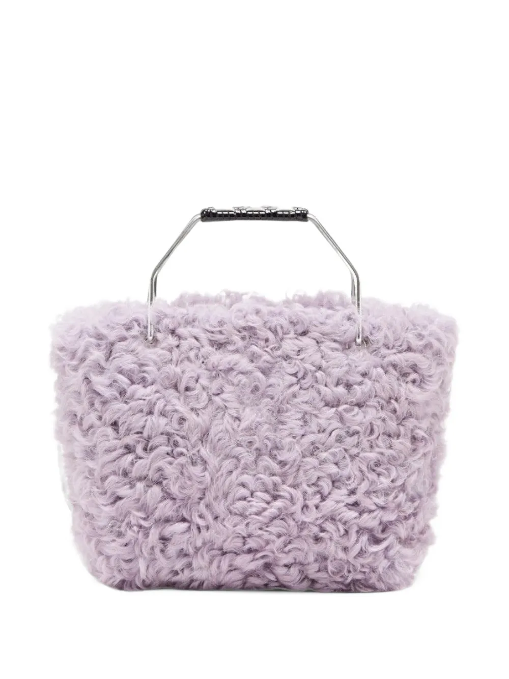 Plan C mini fleece-texture tote bag - Violet Plan C mini fleece-texture tote bag - Violet