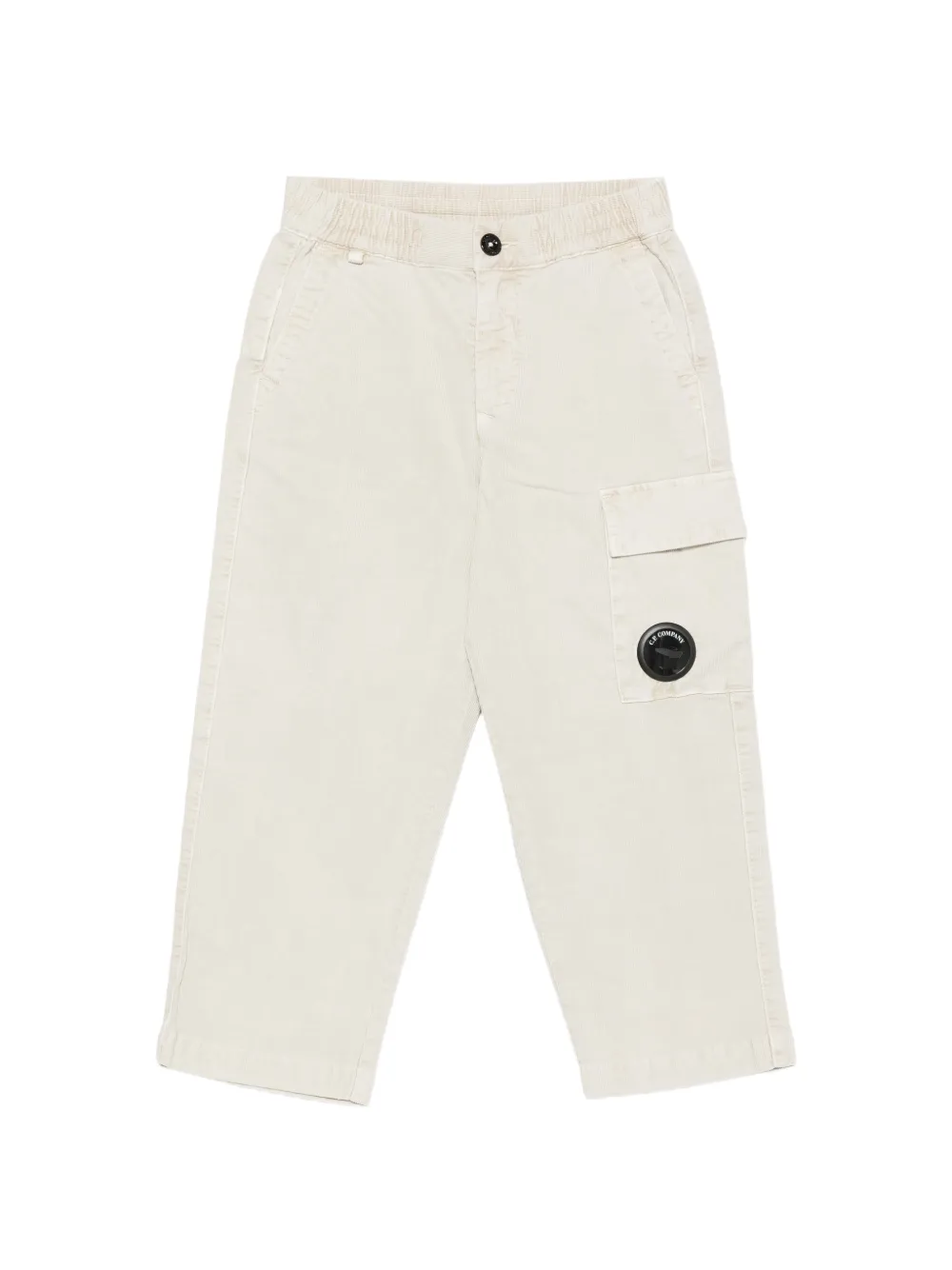 C.P. Company Kids Lens-detail cargo pants - Toni neutri