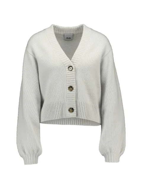 Allude V-neck cashmere cardigan
