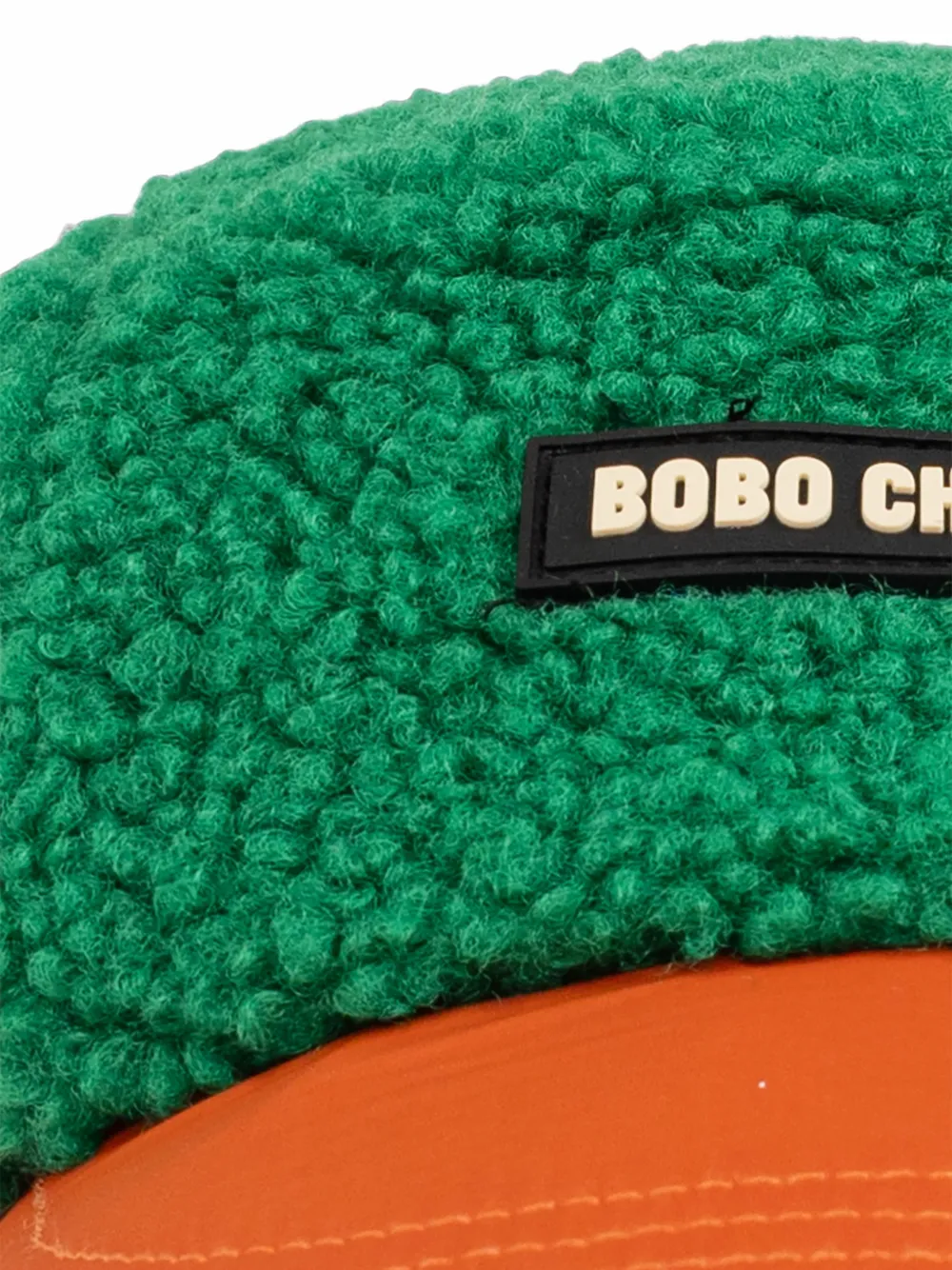 Bobo Choses Hoed met fleecetextuur en logo-patch Groen