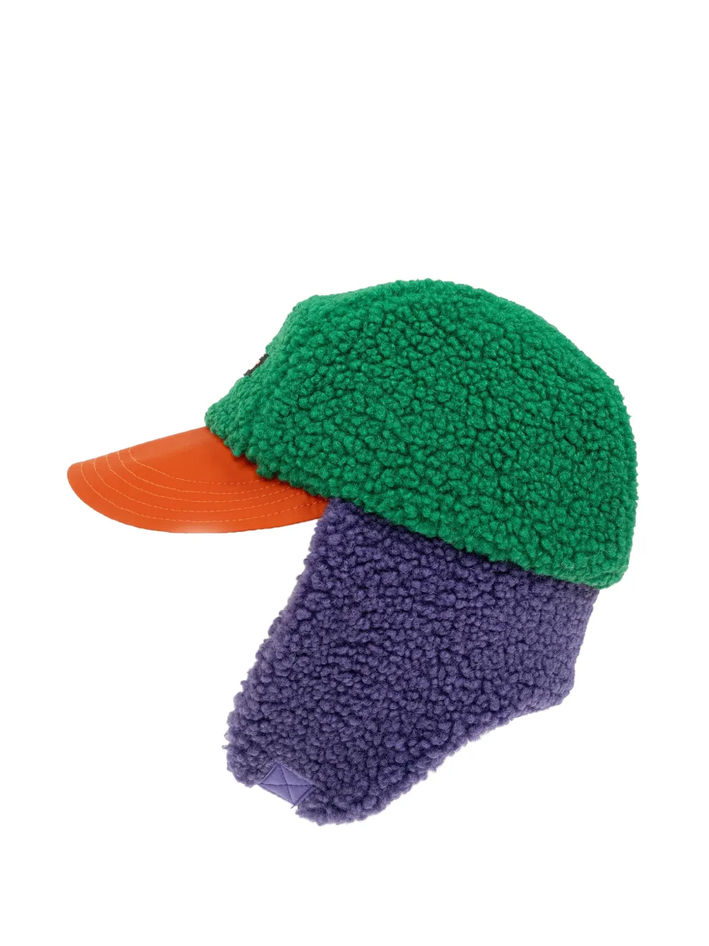 Bobo Choses Hoed met fleecetextuur en logo-patch Groen