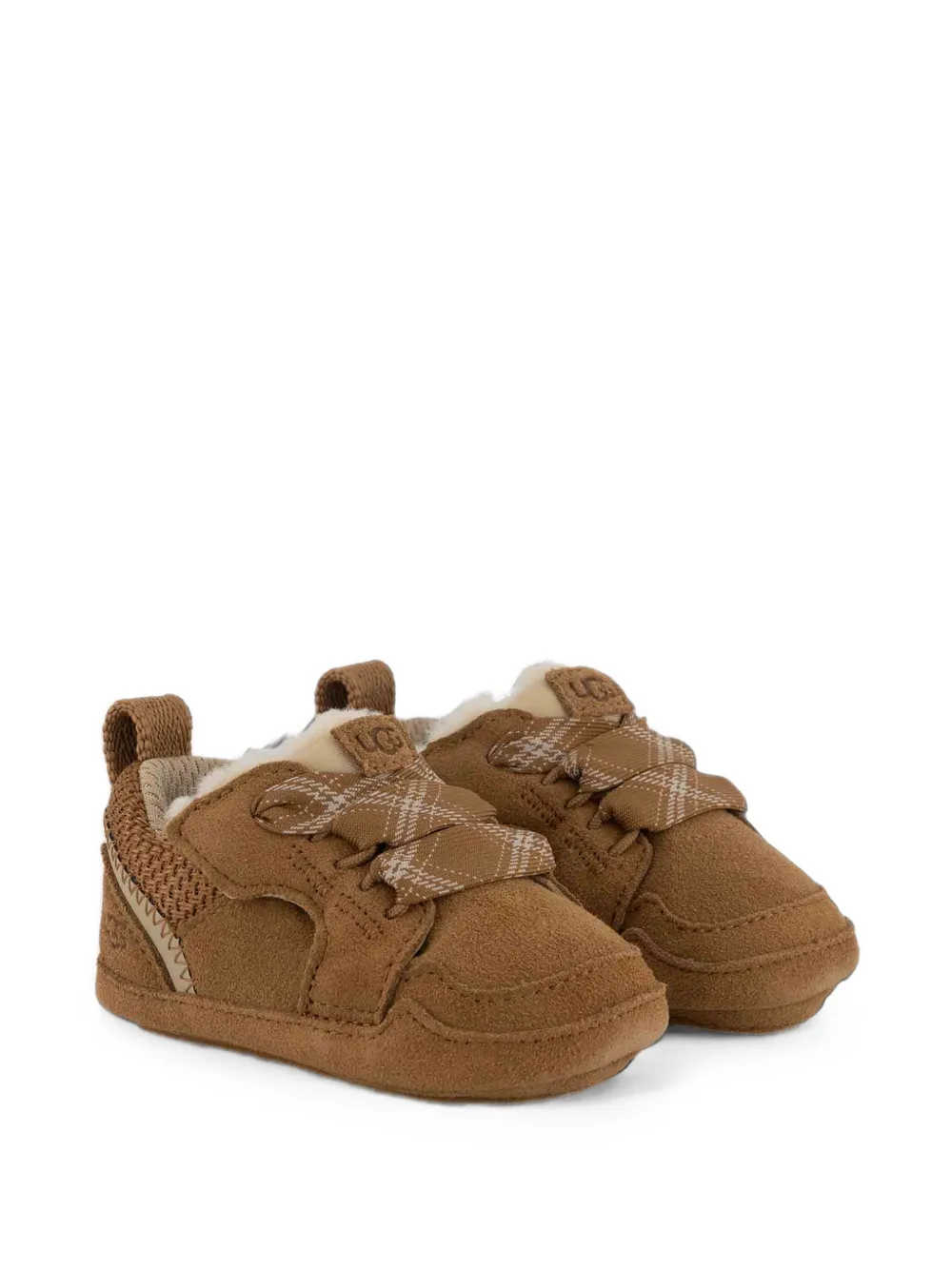 UGG Kids Lowmel touch-strap boots - Marron