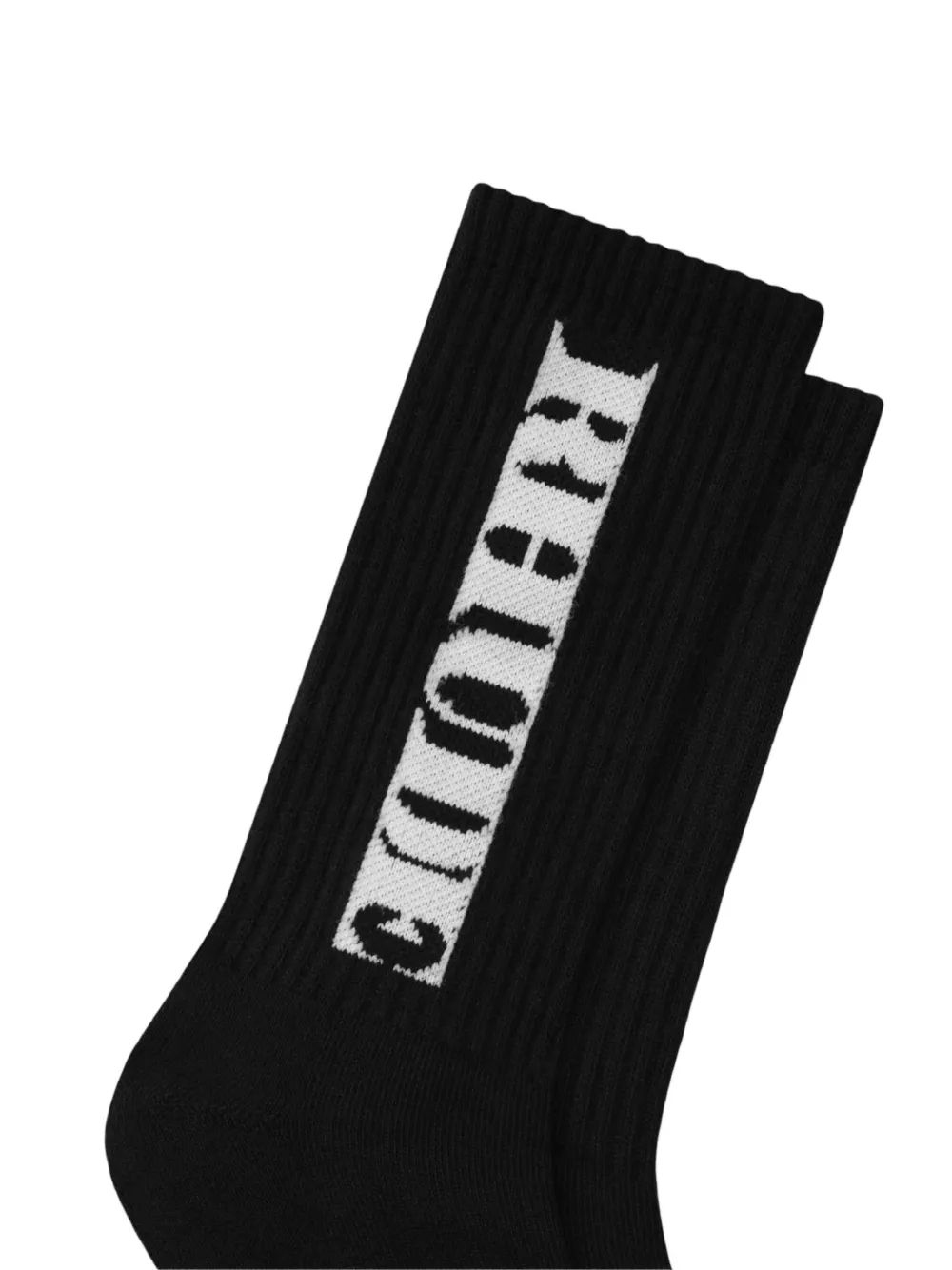 RHUDE Dinero sokken met logo-intarsia Zwart