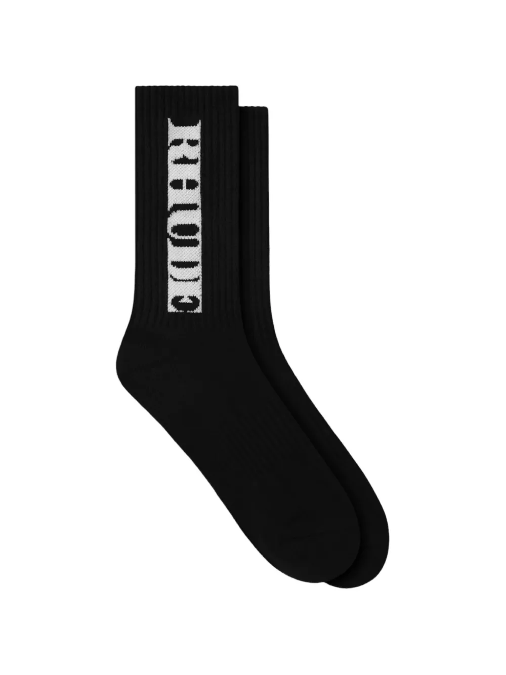 RHUDE Dinero logo-intarsia socks
