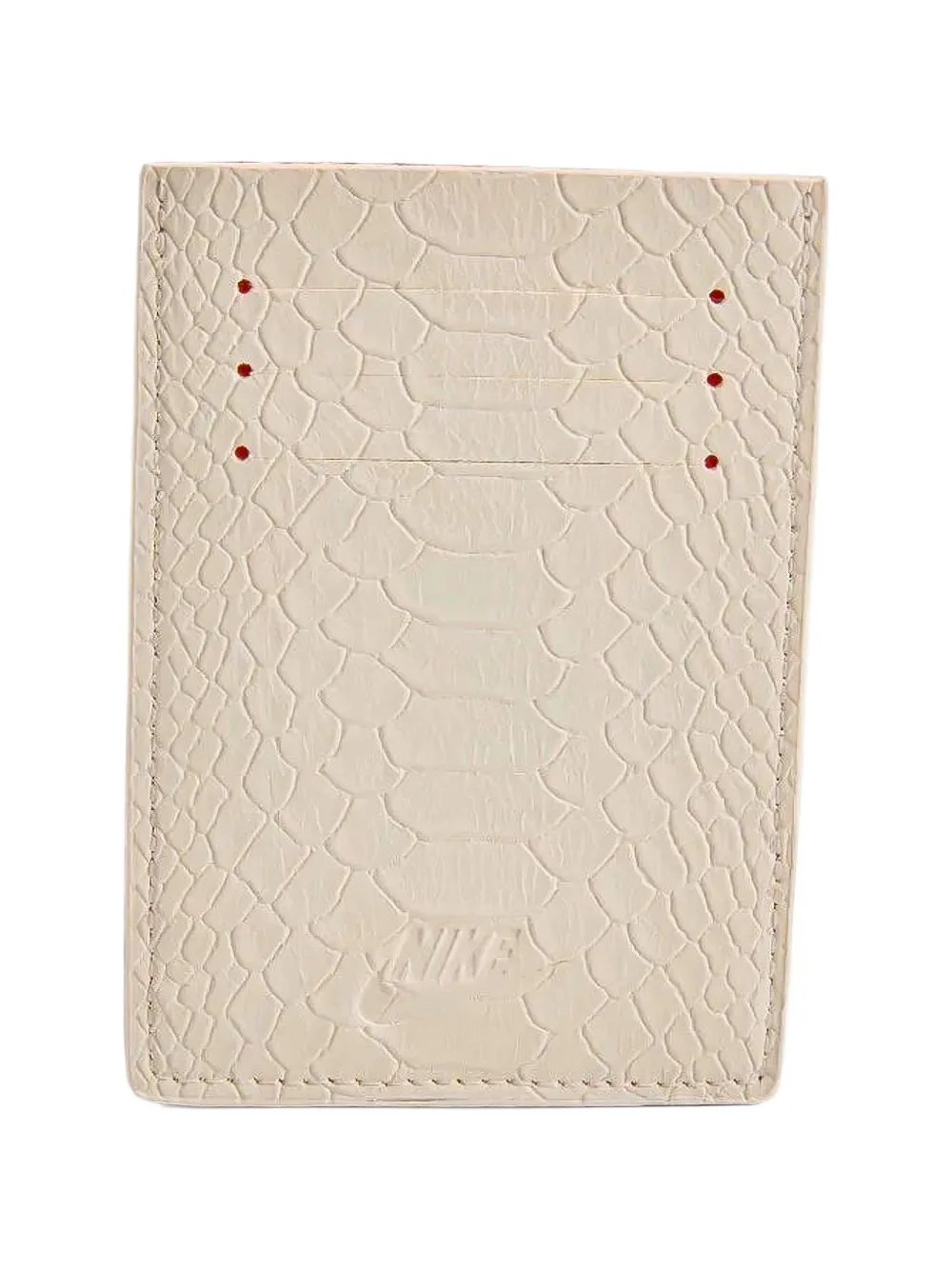 Nike Air Max 90 snake-effect card holder Beige