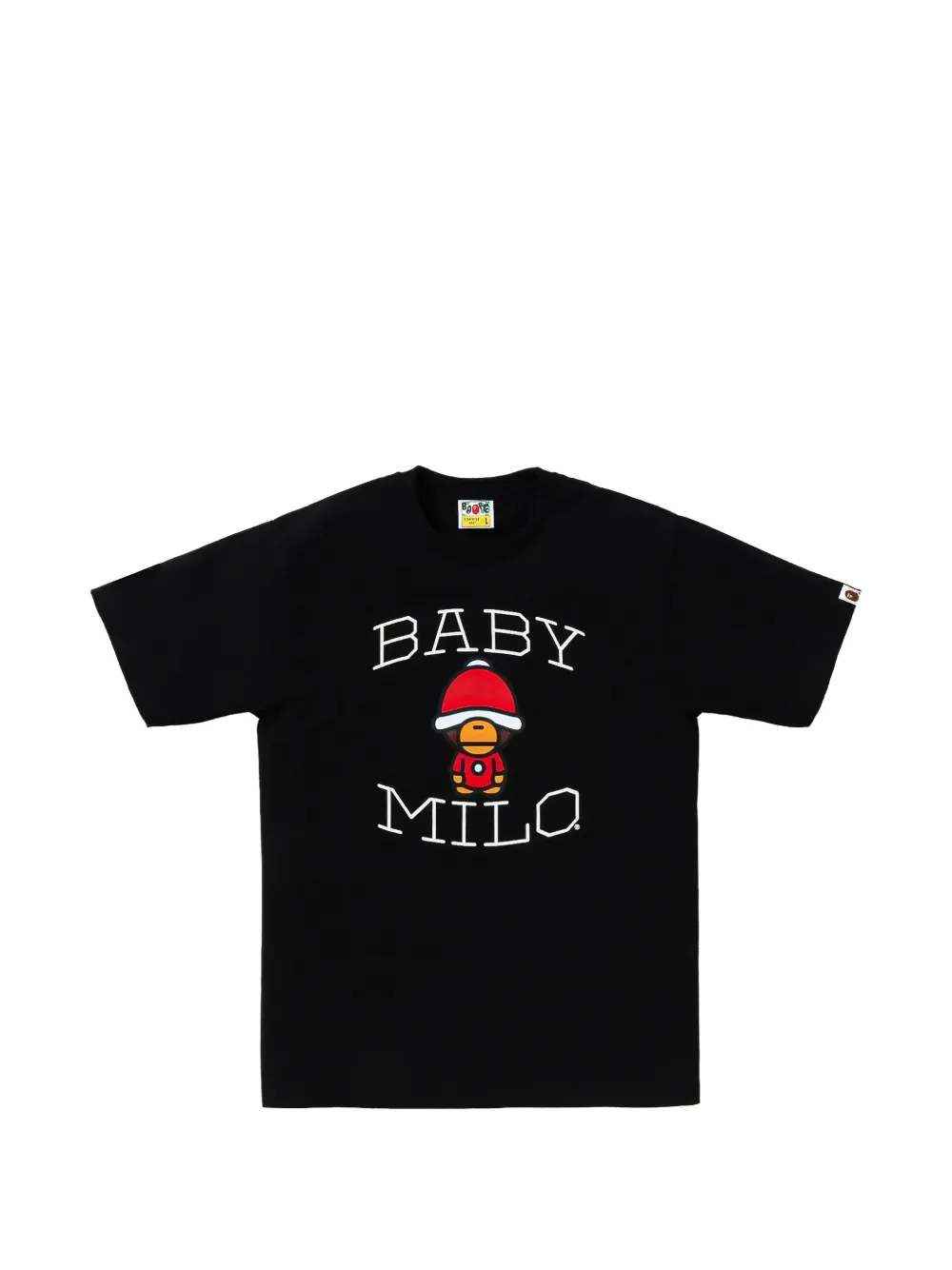 *BABY MILO STORE BY *A BATHING APE Baby Milo T-shirt Zwart