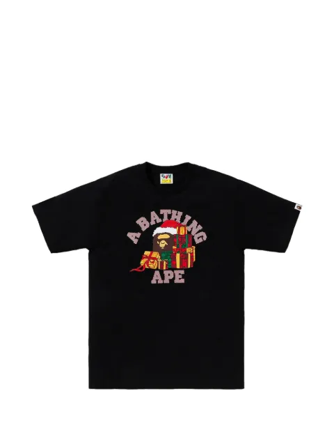 A BATHING APE® Present Box College T-shirt