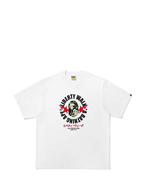 A BATHING APE® x Liberty Walk ABC Camo Busy Works T-shirt