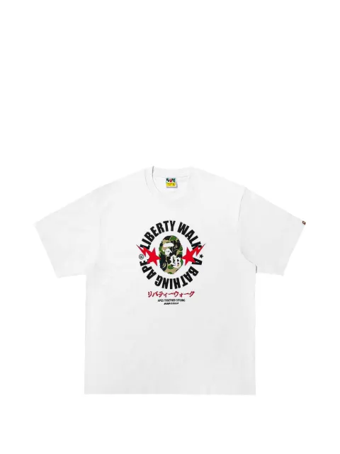 A BATHING APE® x Liberty Walk ABC Camo Busy Works T-shirt