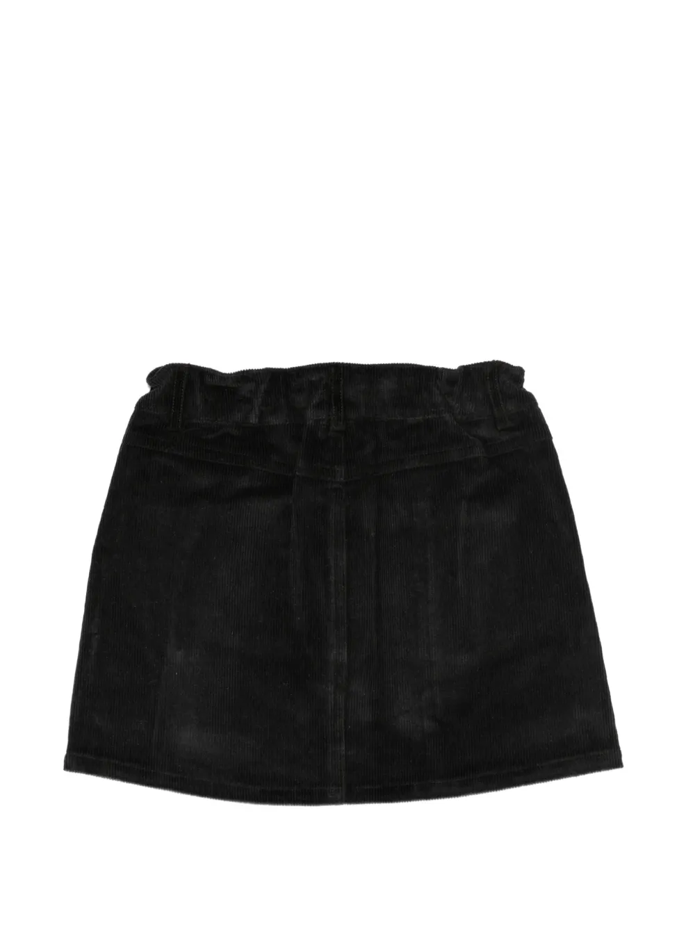 Moschino Kids Teddy Bear-patch corduroy skirt Zwart