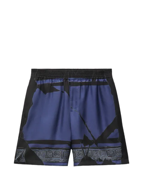 Versace shorts con estampado Greca