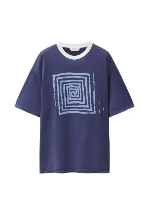 Versace spiral-print T-shirt