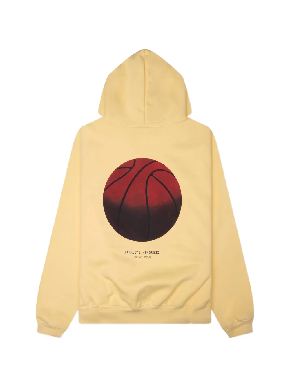 FEAR OF GOD ESSENTIALS Warriors x Barkley Hendricks 90s hoodie Geel