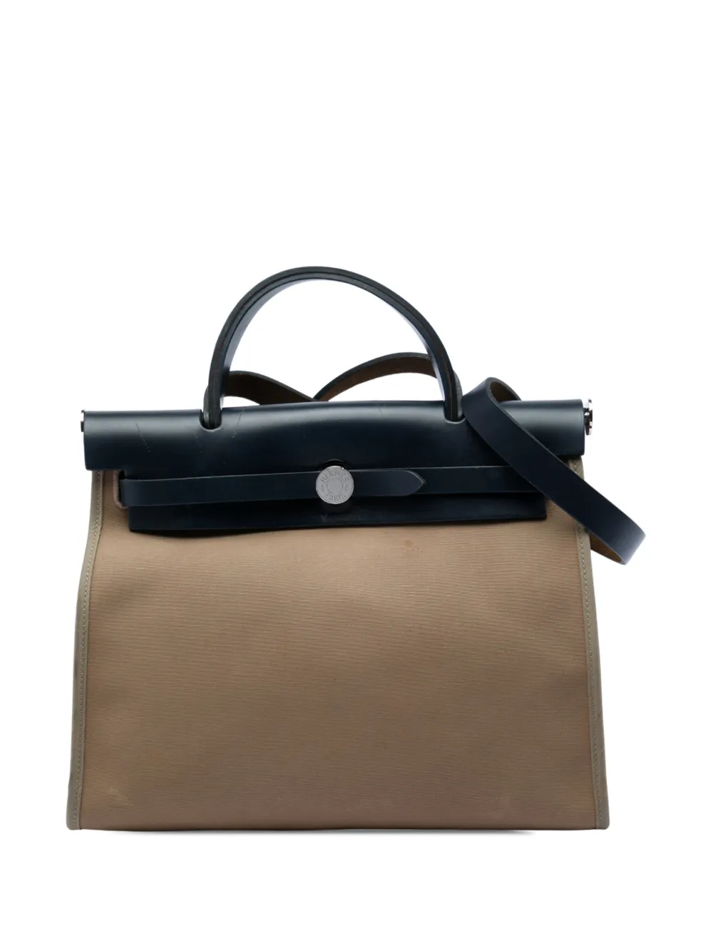 Hermès Pre-Owned sac à bandoulière Herbag Zip 31 (2018) - Marron Hermès Pre-Owned sac à bandoulière Herbag Zip 31 (2018) - Marron
