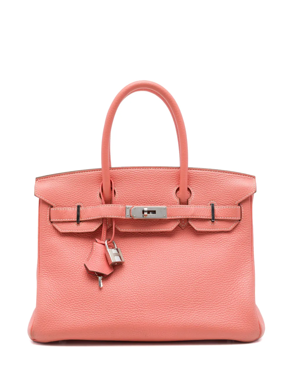 Hermès Pre-Owned 2011 Clemence Birkin Retourne 30 handbag - Orange
