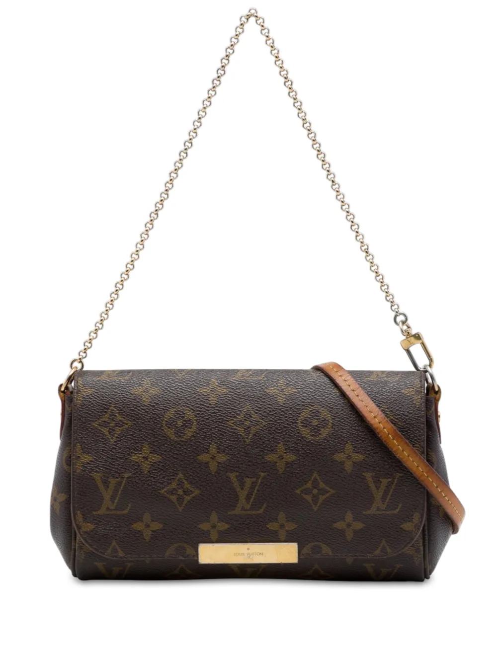 Louis Vuitton Pre-Owned 2015 Monogram Favorite PM satchel - Marrone