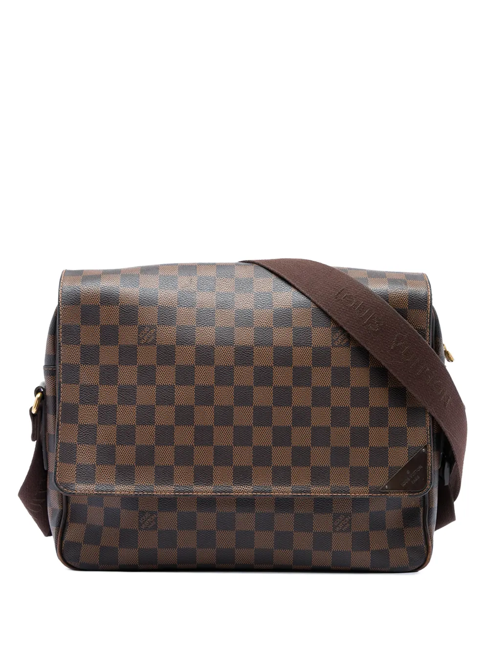 Louis Vuitton Pre-Owned 2012 Damier Ebene Shelton MM crossbody bag - Brown