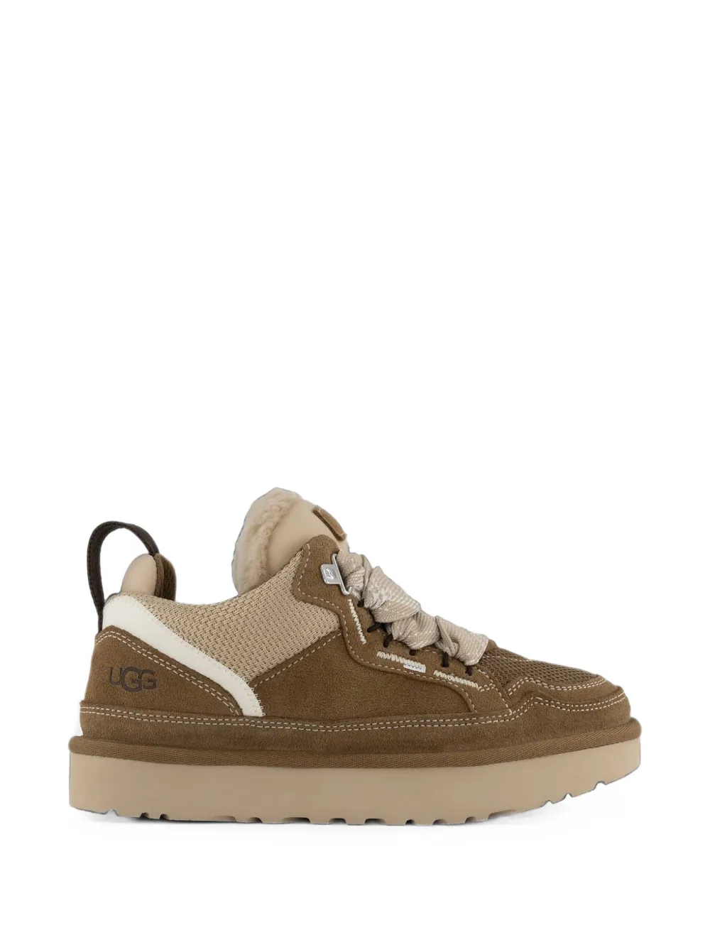 UGG Lowmel suede-panelled sneakers