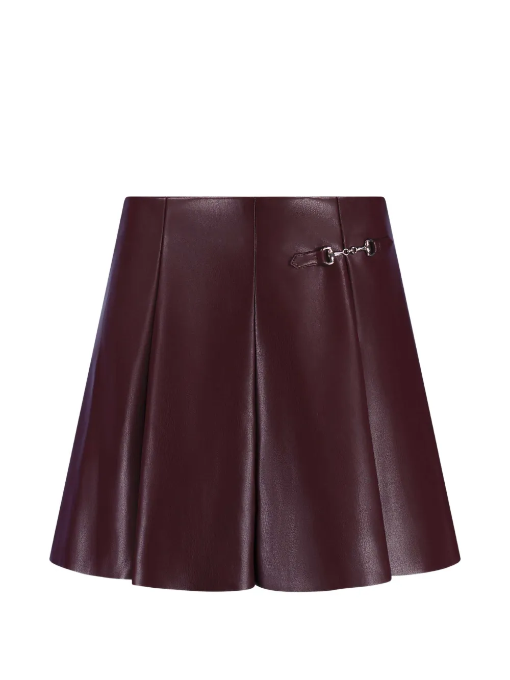 Kocca horsebit-detail pleated skirt - Viola