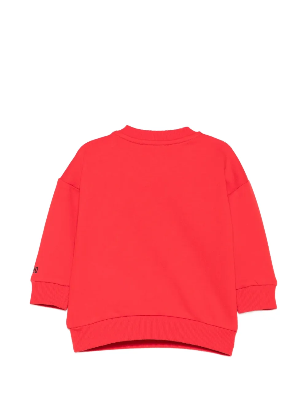 Moschino Kids Teddy Bear trui met patch Rood