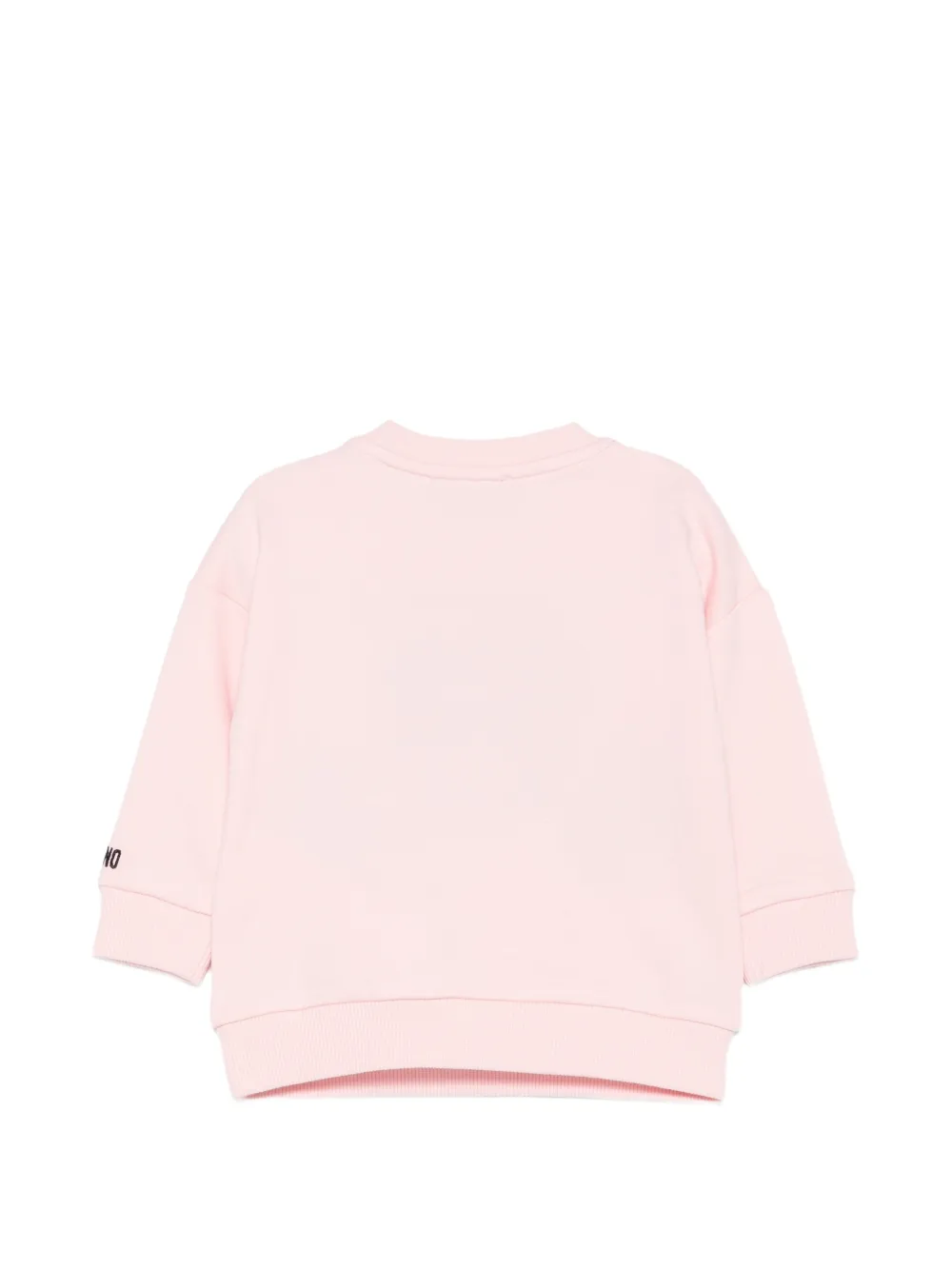 Moschino Kids Sweater met teddybeerpatch Roze