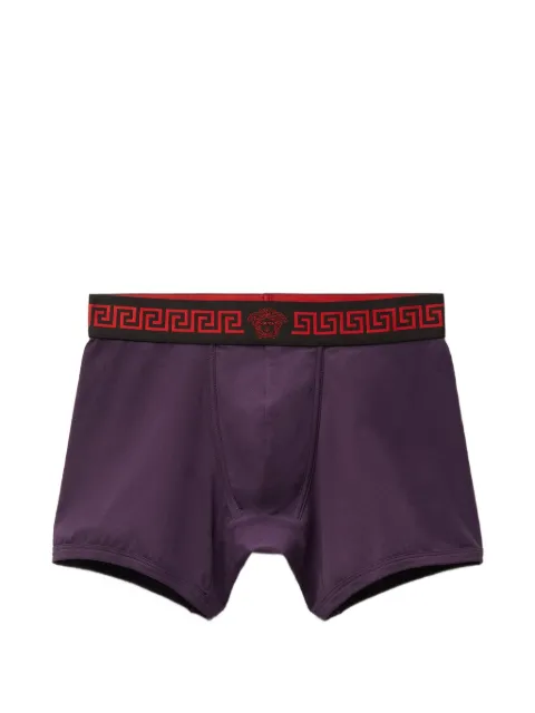 Versace cotton-jersey long trunks