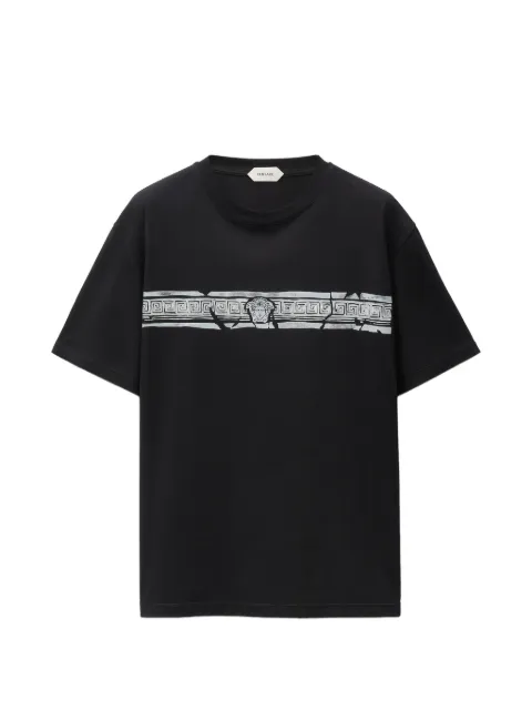 Versace T-Shirt mit Medusa Greca-Print