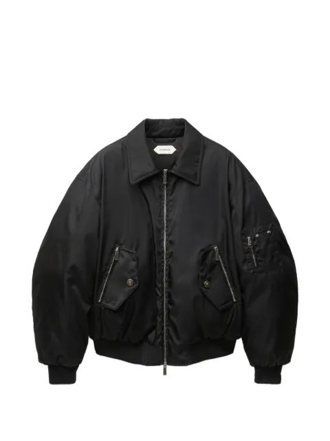 Versace chamarra bomber con bordado Medusa
