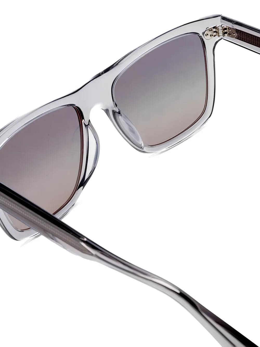 Oliver Peoples Casian zonnebril met vierkant montuur Grijs