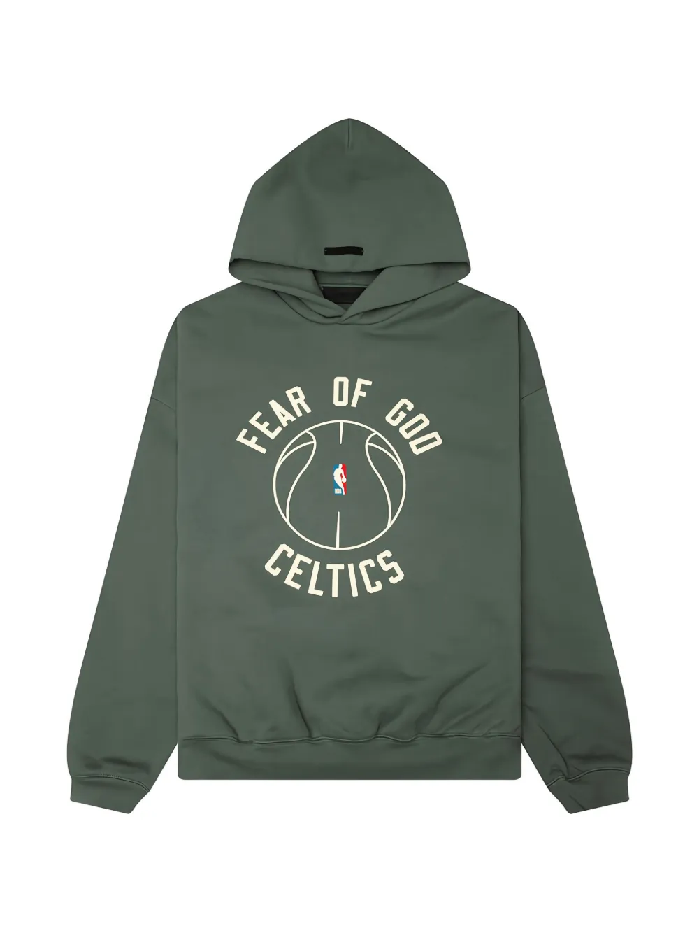 FEAR OF GOD ESSENTIALS Celtics x Barkley Hendricks 90s hoodie met logo-print Groen
