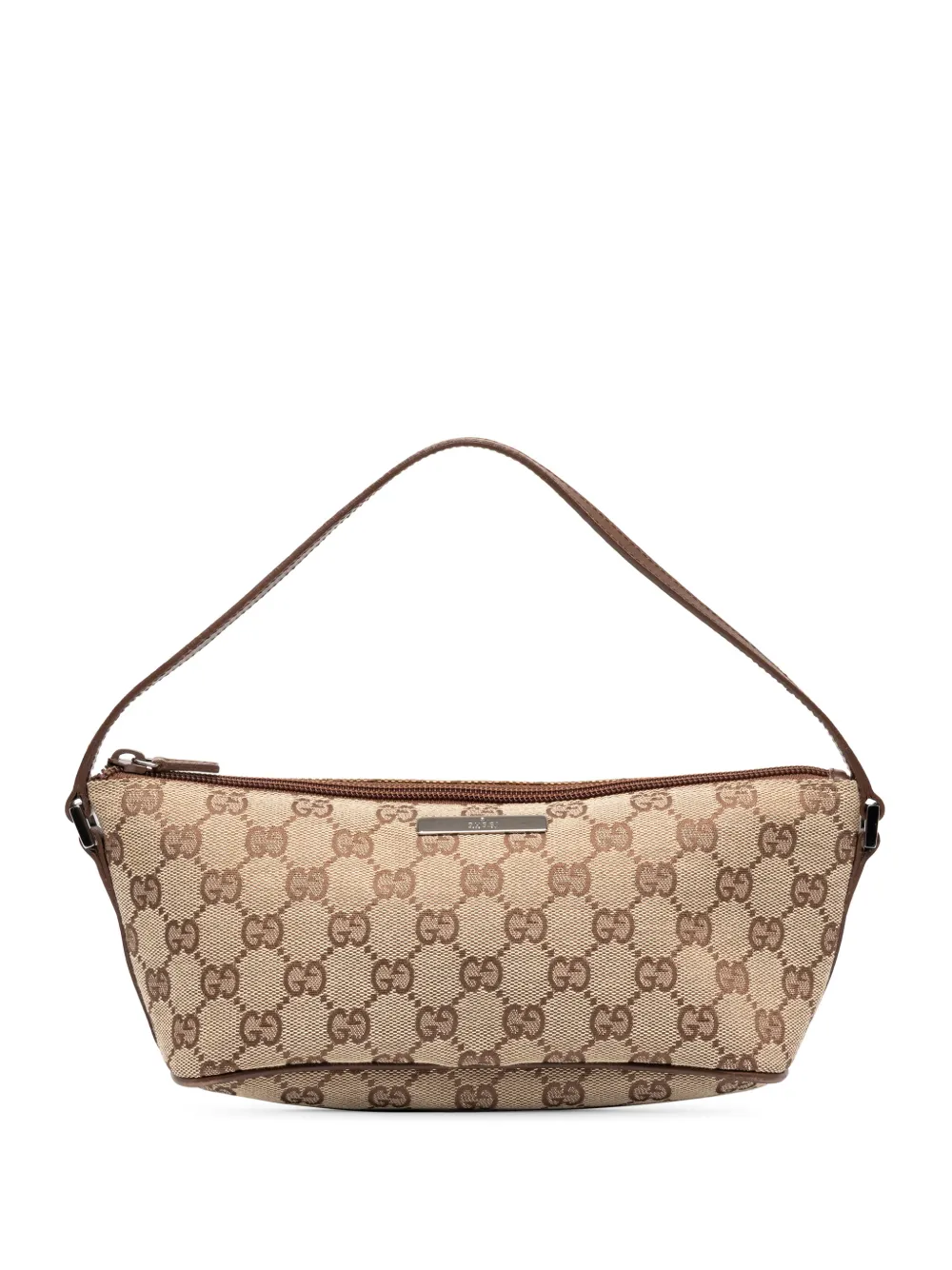 Gucci Pre-Owned 2000-2015 GG Canvas Boat shoulder bag - Toni neutri
