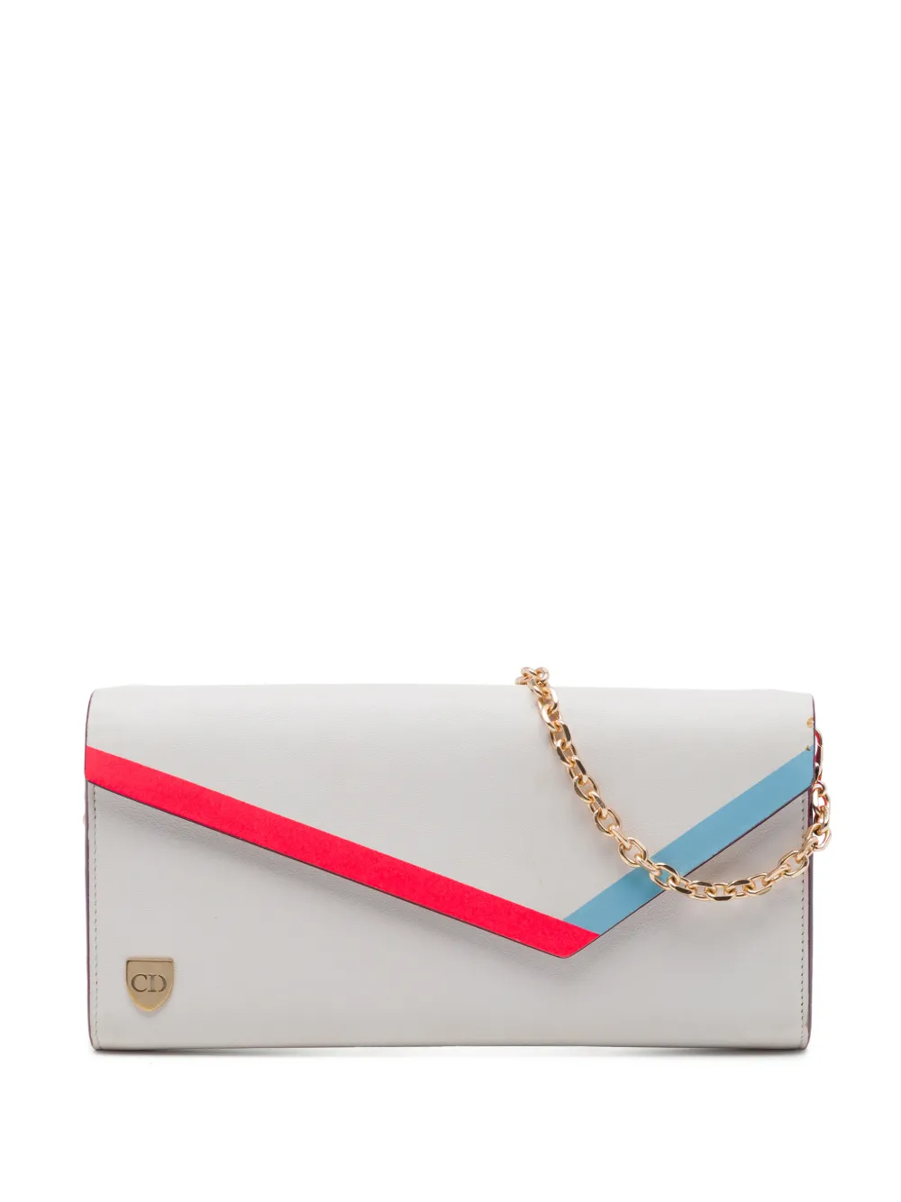 Christian Dior Pre-Owned pochette Explorer Croisier Envelope Clutch On Chain (2016) - Blanc Christian Dior Pre-Owned pochette Explorer Croisier Envelope Clutch On Chain (2016) - Blanc