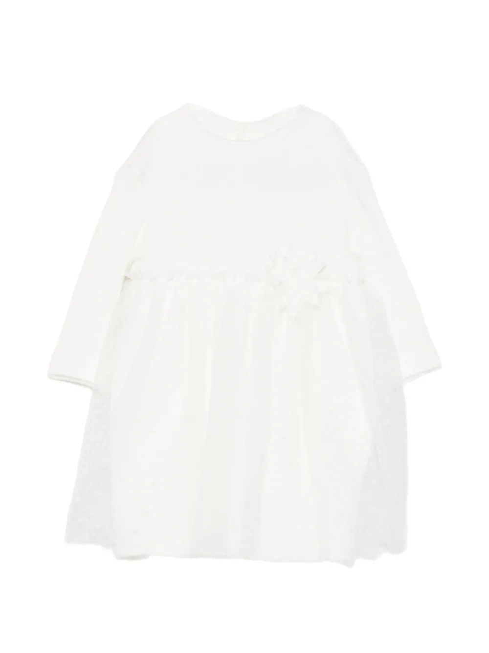 LALALU Abito con ruches - Bianco