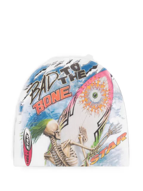 HELLSTAR Soul Surfer graphic-print beanie hat