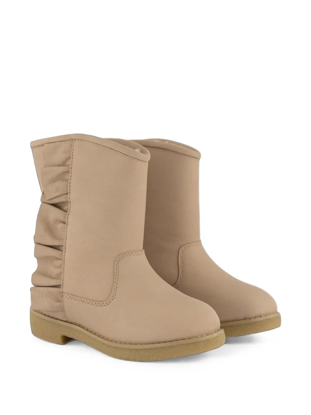 Donsje Kirsti ruffled-ankle boots - Toni neutri