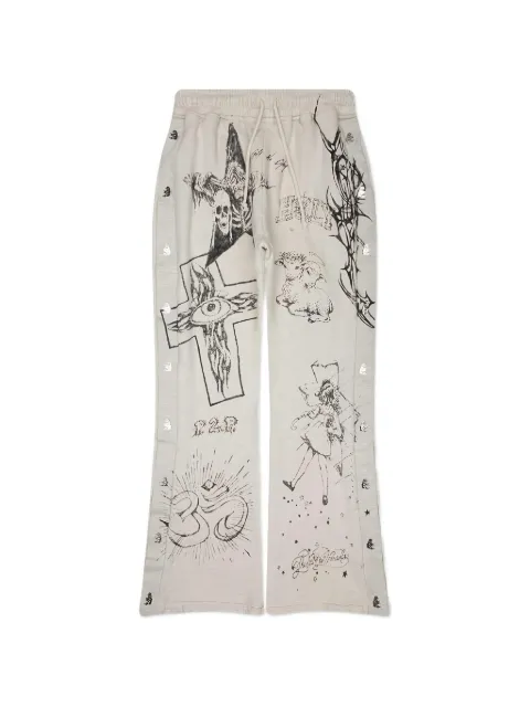 HELLSTAR graphic-print track pants