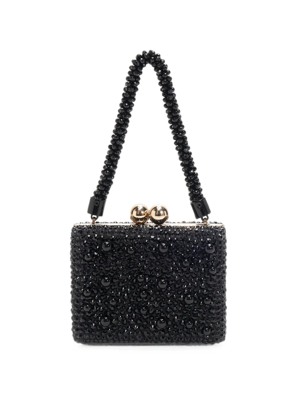 Carolina Herrera Greta crystal-embellished tote bag - Black