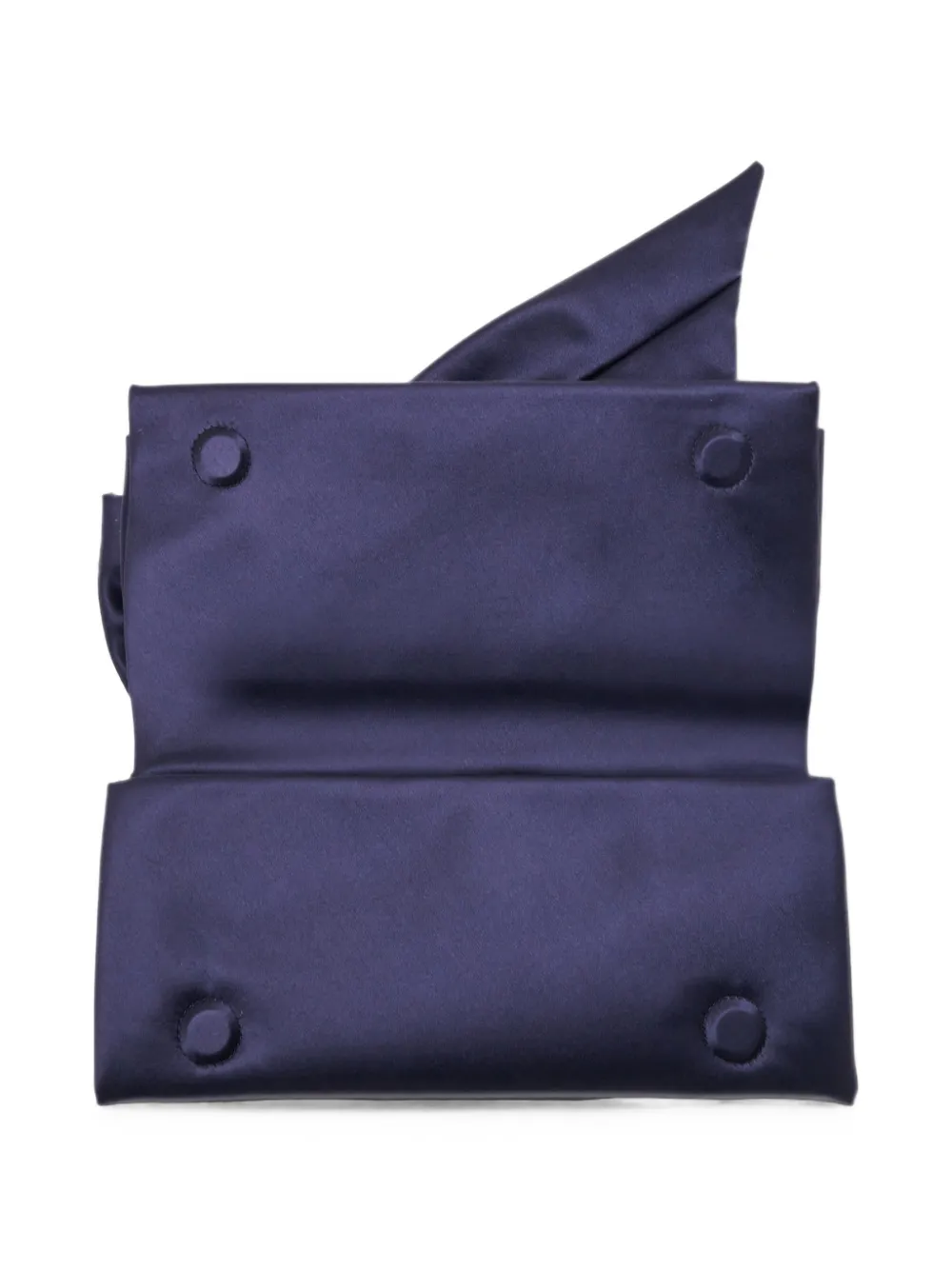Carolina Herrera Karlita Bow-detail Clutch Bag in Blue, view 2