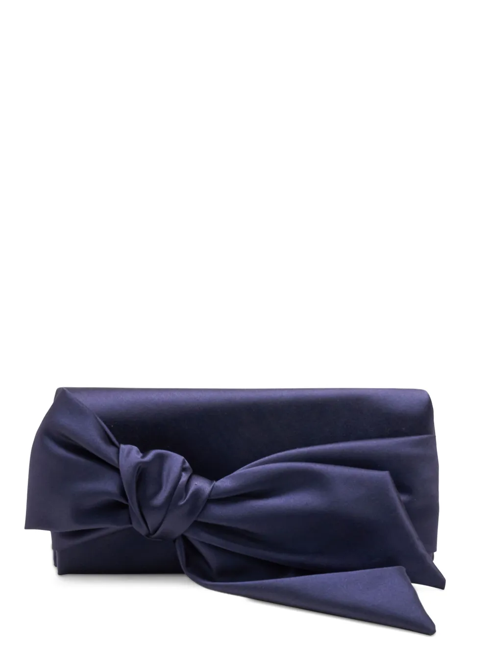Carolina Herrera Karlita bow-detail clutch bag - Blau