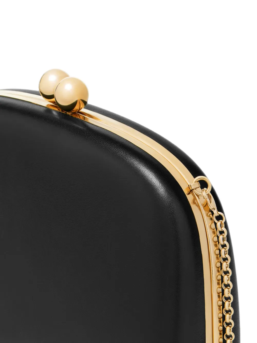 Carolina Herrera Vega Leather Mini Bag in Black, view 5