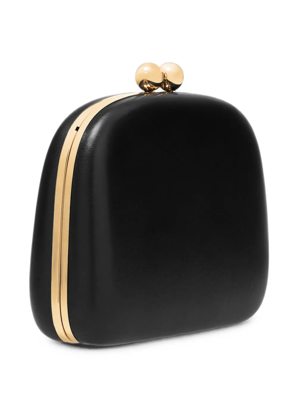 Carolina Herrera Vega Leather Mini Bag in Black, view 4