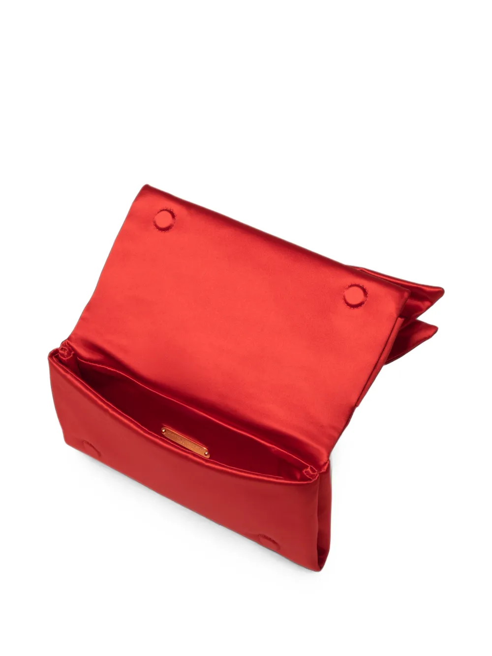 Carolina Herrera Karlita Bow-detail Clutch Bag in Red, view 3