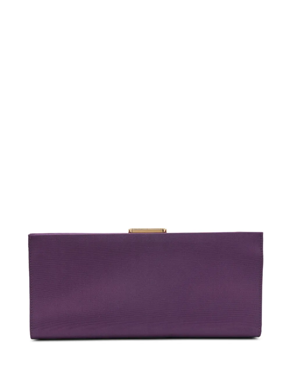 Carolina Herrera Pats silk faille clutch bag - Violett