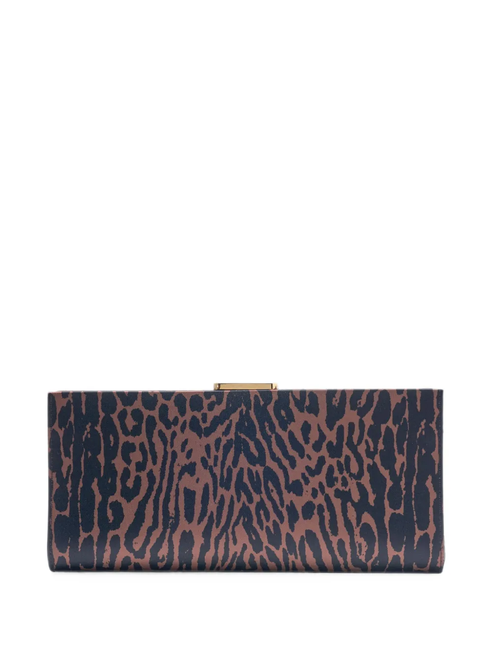 Carolina Herrera Pats leopard-print clutch bag - Marrone
