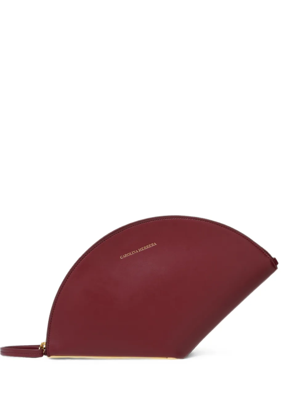 Carolina Herrera Consuelo leather clutch - Rosso