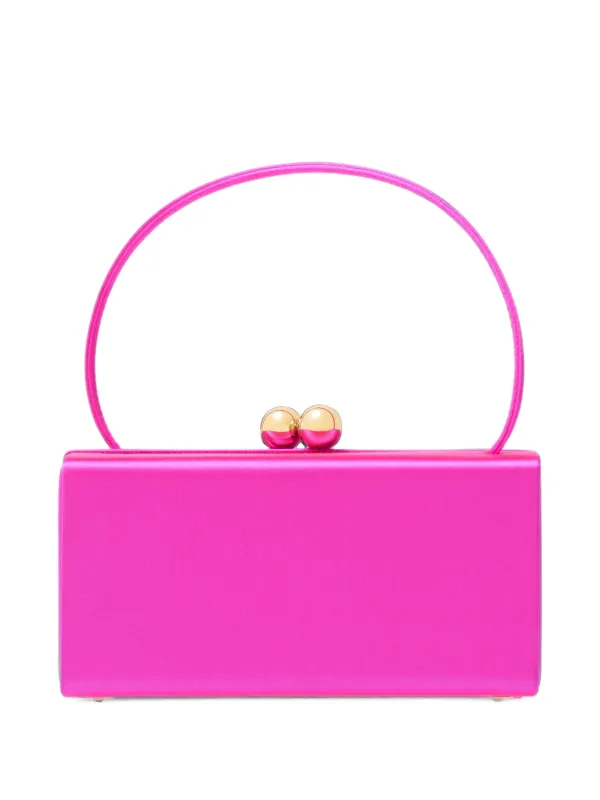 Carolina Herrera Mimi Satin Mini Bag in Pink