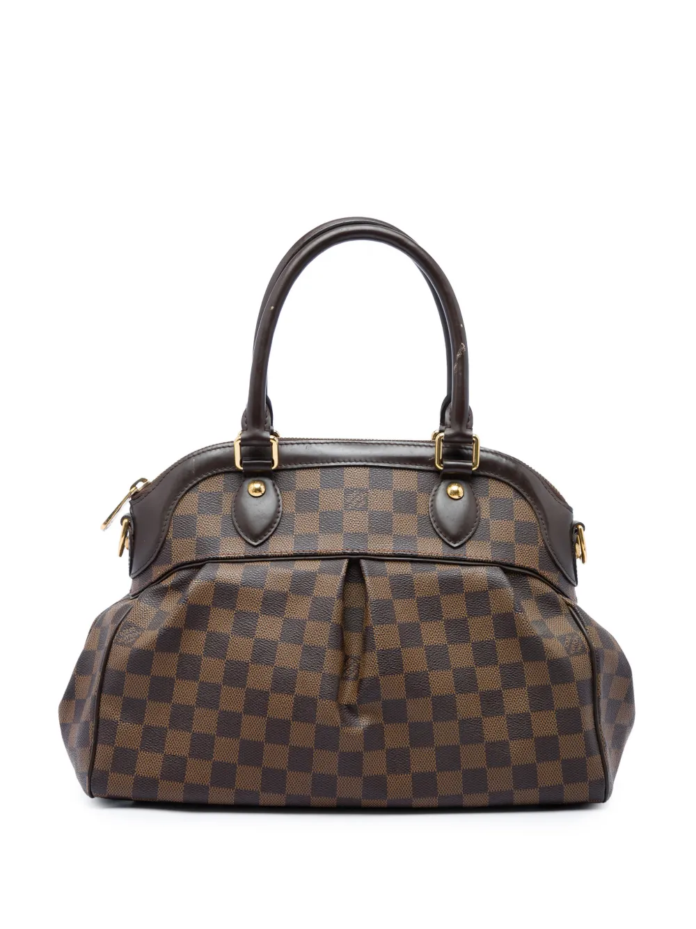 Louis Vuitton Pre-Owned 2011 Damier Ebene Trevi PM satchel - Brown