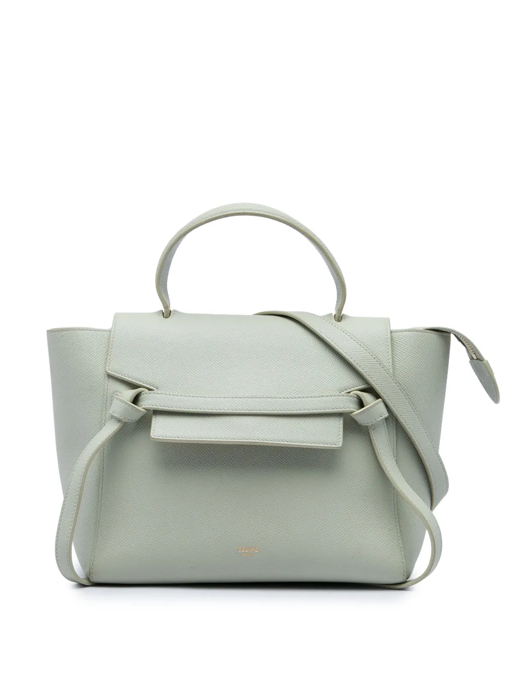 Celine Pre-Owned 2020 Mini Grained Calfskin Belt Bag satchel - Green
