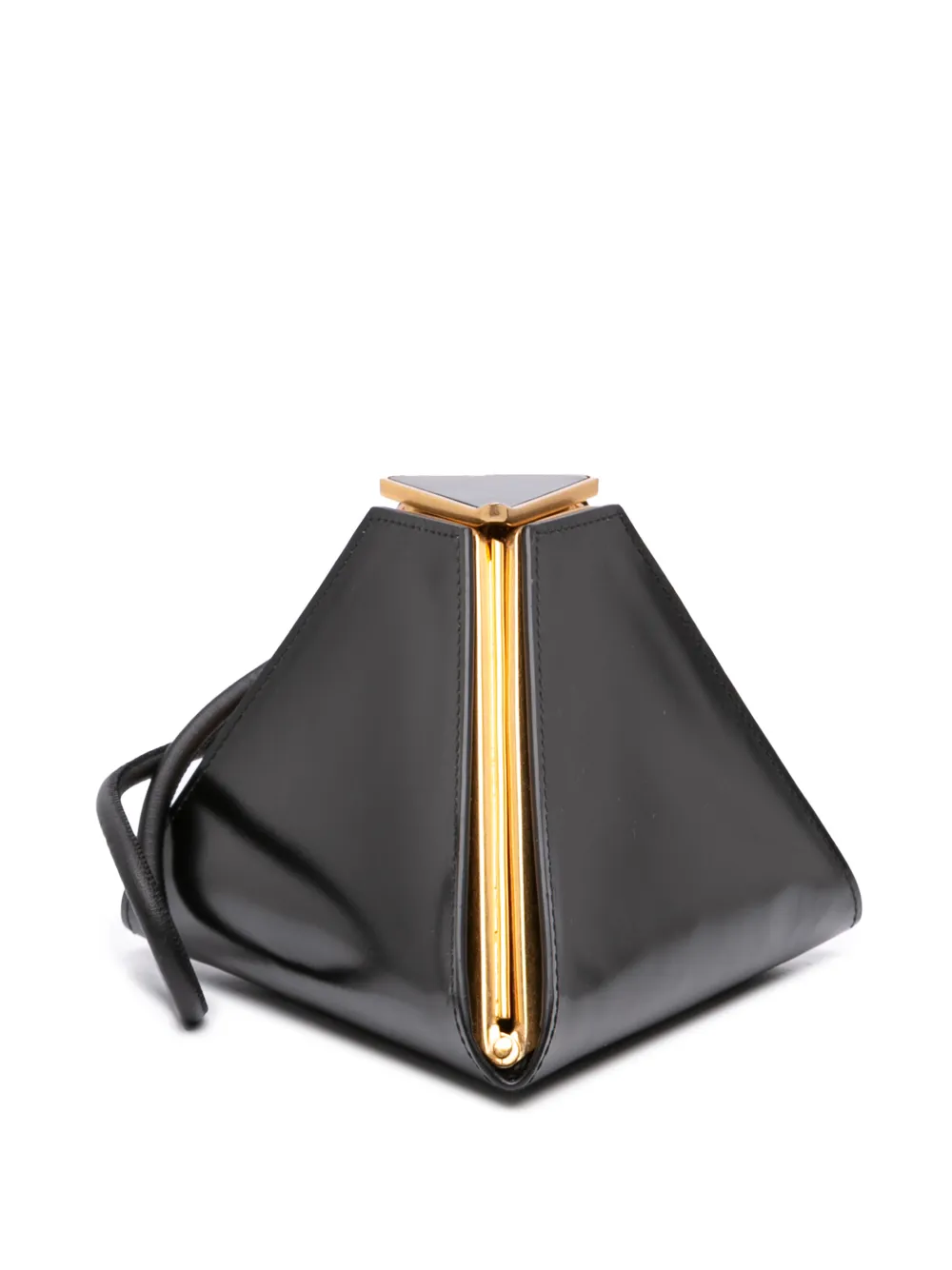 Bottega Veneta Pre-Owned 2012-2026 Calfskin Pyramid clutch bag - Nero