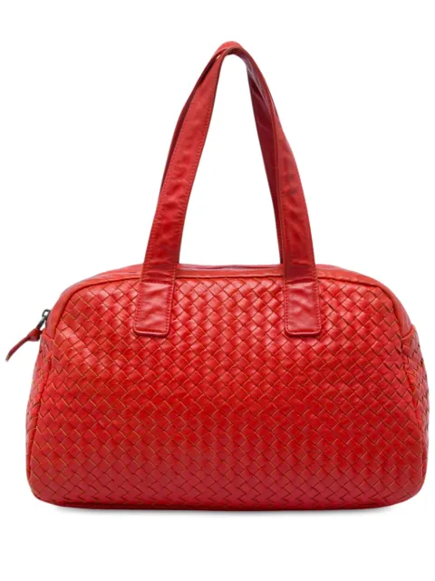Bottega Veneta Pre-Owned sac à main à bords en cuir nappa Intrecciato (2012-2026)